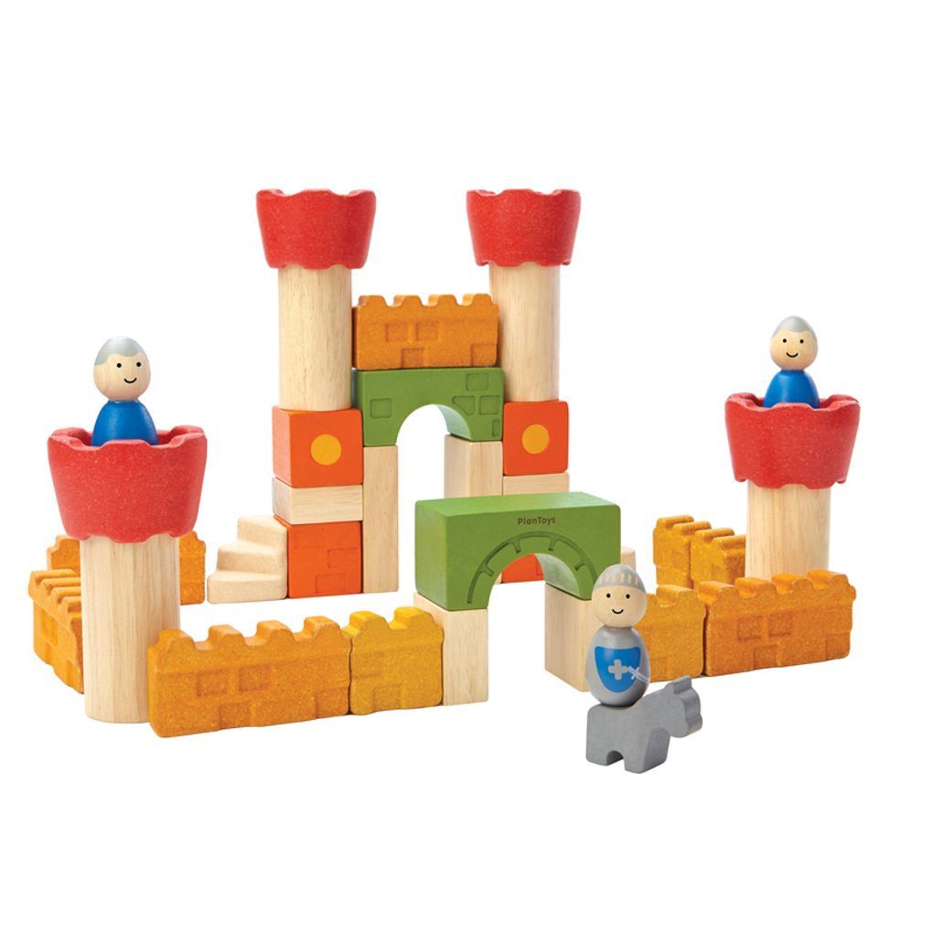 PlanToys Castle Blocks wooden toy