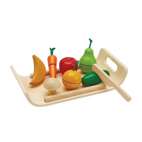 PlanToys Assorted Fruit & Vegetable wooden toy