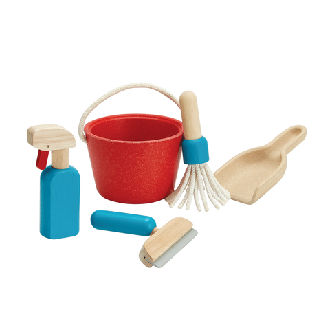 PlanToys Cleaning Set wooden toy