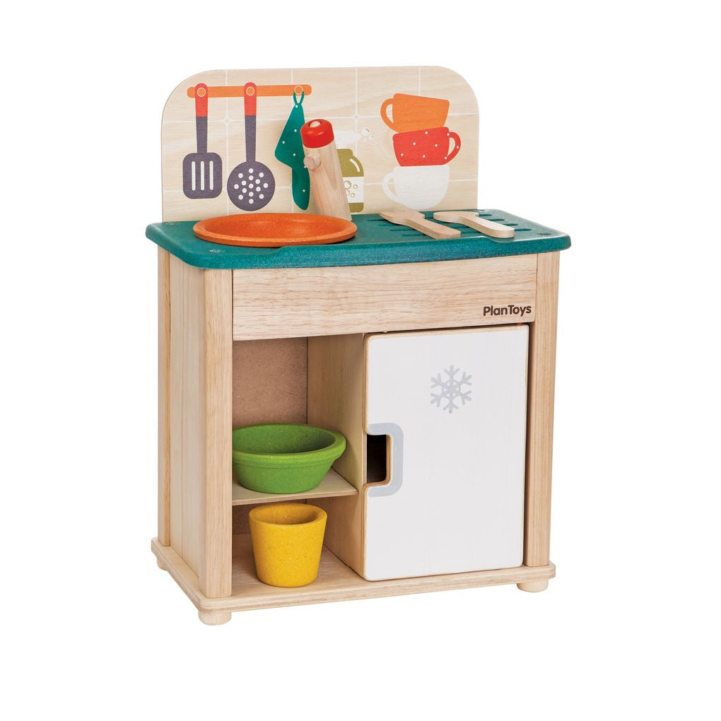 PlanToys Sink & Fridge wooden toy