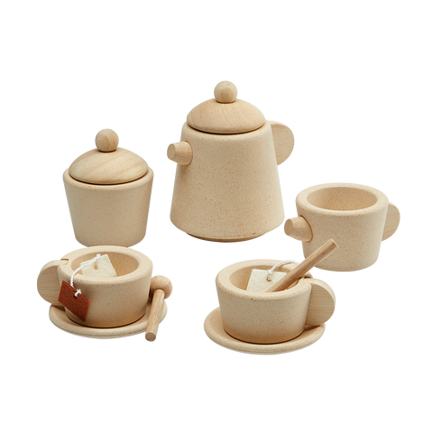 PlanToys natural Tea Set wooden toy