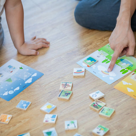 Bingo spel "Seizoenen"