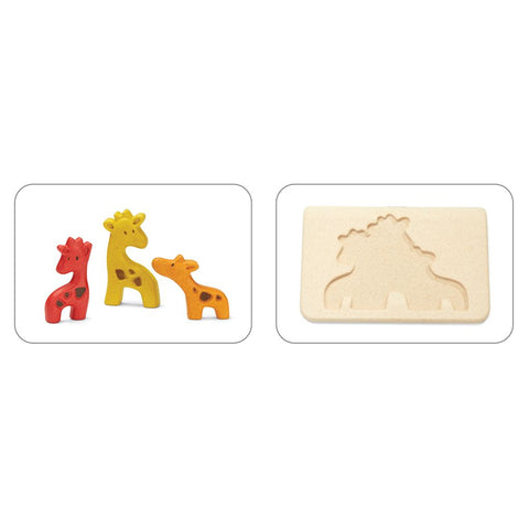 PlanToys Giraffe Puzzle wooden toy