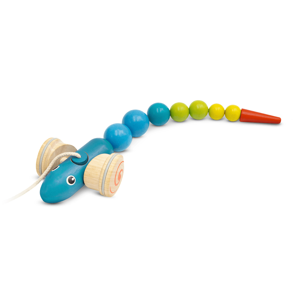 PlanToys Pull Along Snake wooden toy