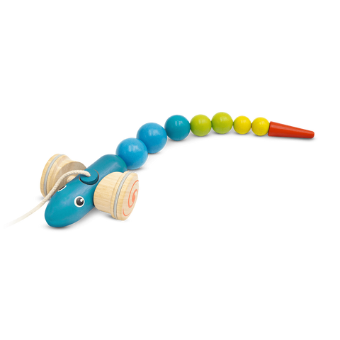 PlanToys Pull Along Snake wooden toy