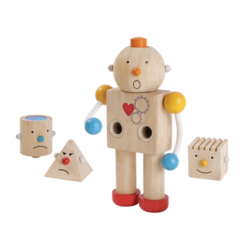 PlanToys Build-A-Robot wooden toy