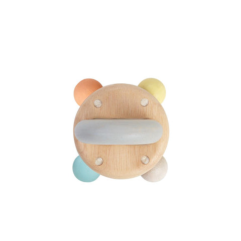 PlanToys pastel Bell Rattle wooden toy