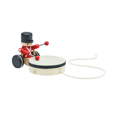 PlanToys Pull Along Drummer wooden toy