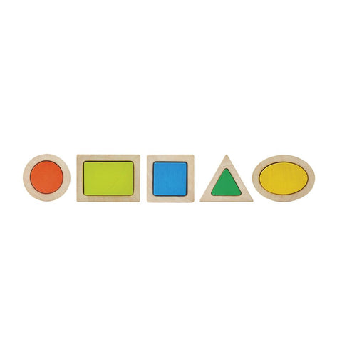 PlanToys Geo Matching Blocks wooden toy