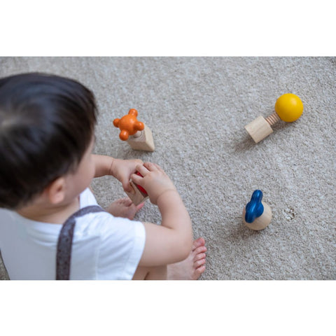 Kid playing PlanToys Nuts & Bolts