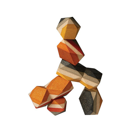 PlanToys Geo Stacking Rock wooden toy