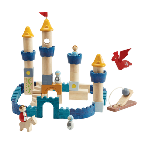 PlanToys orchard Castle Blocks wooden toy