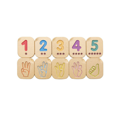 Hand Sign Numbers 1-10