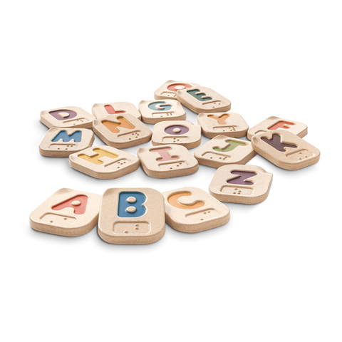 PlanToys Braille Alphabet A-Z wooden toy