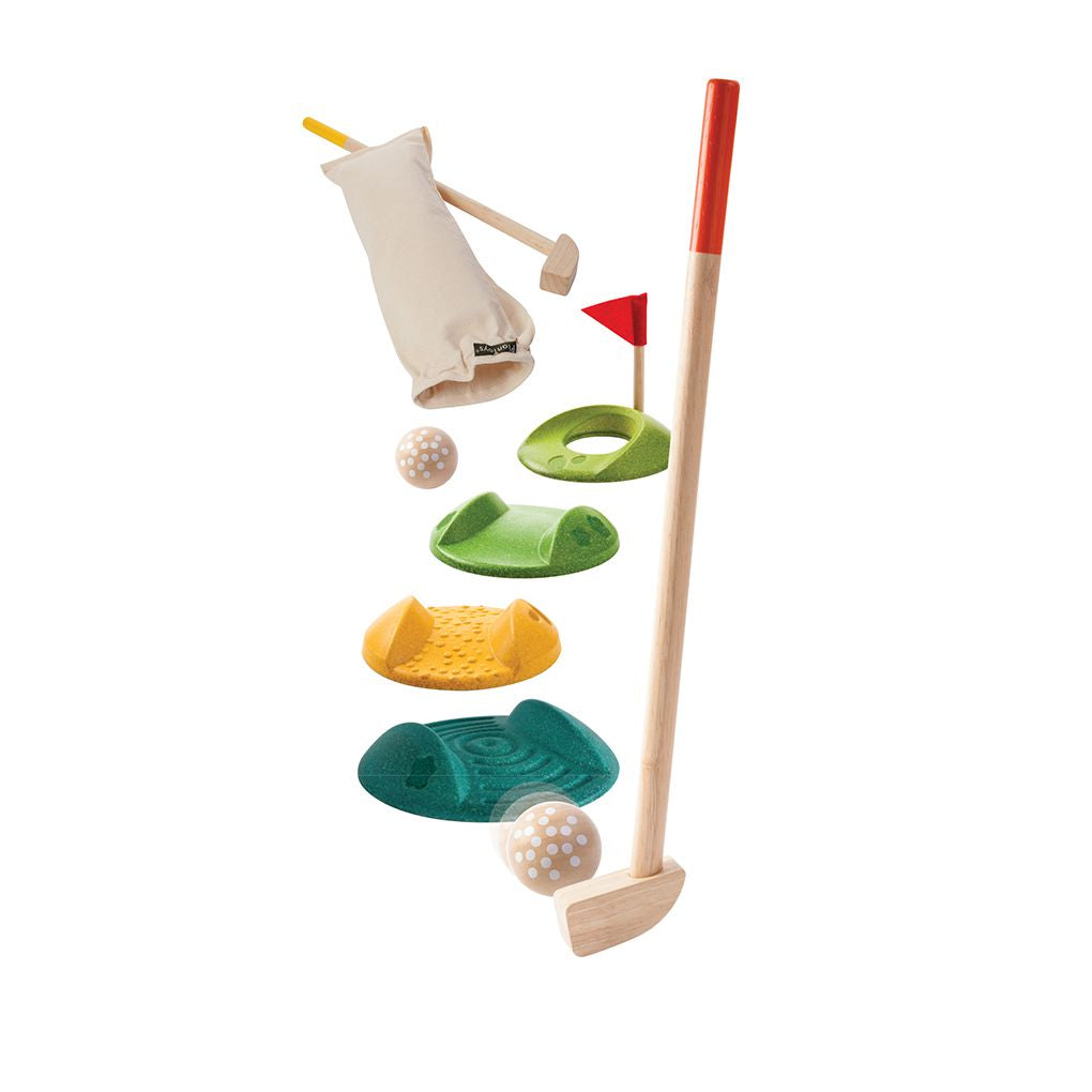 PlanToys Mini Golf - Full Set wooden toy