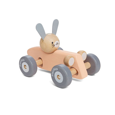 PlanToys Bunny Racing Car wooden toy