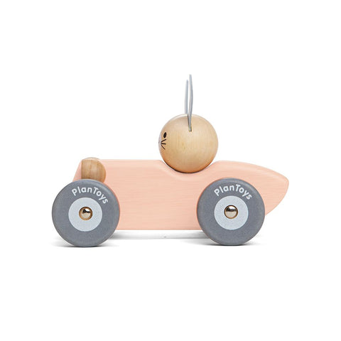 PlanToys Bunny Racing Car wooden toy