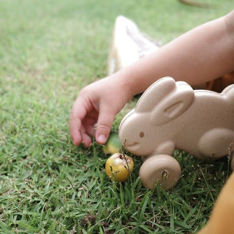 Lapin à pousser - Blanc