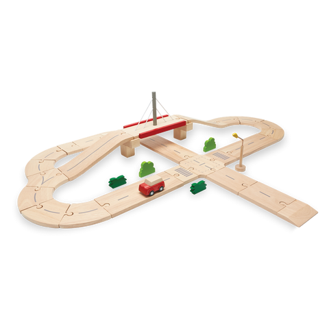 PlanToys Road System wooden toy