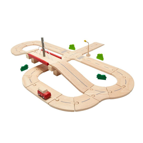 PlanToys Road System wooden toy