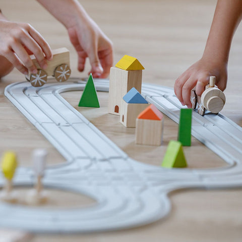 Rubber Road & Rail Set - Medium