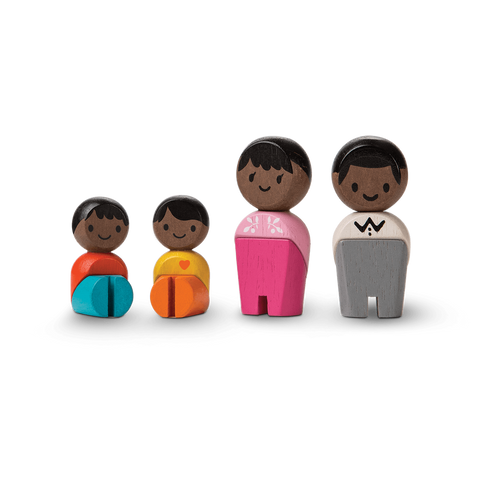 PlanToys Family (Afro-American) wooden toy