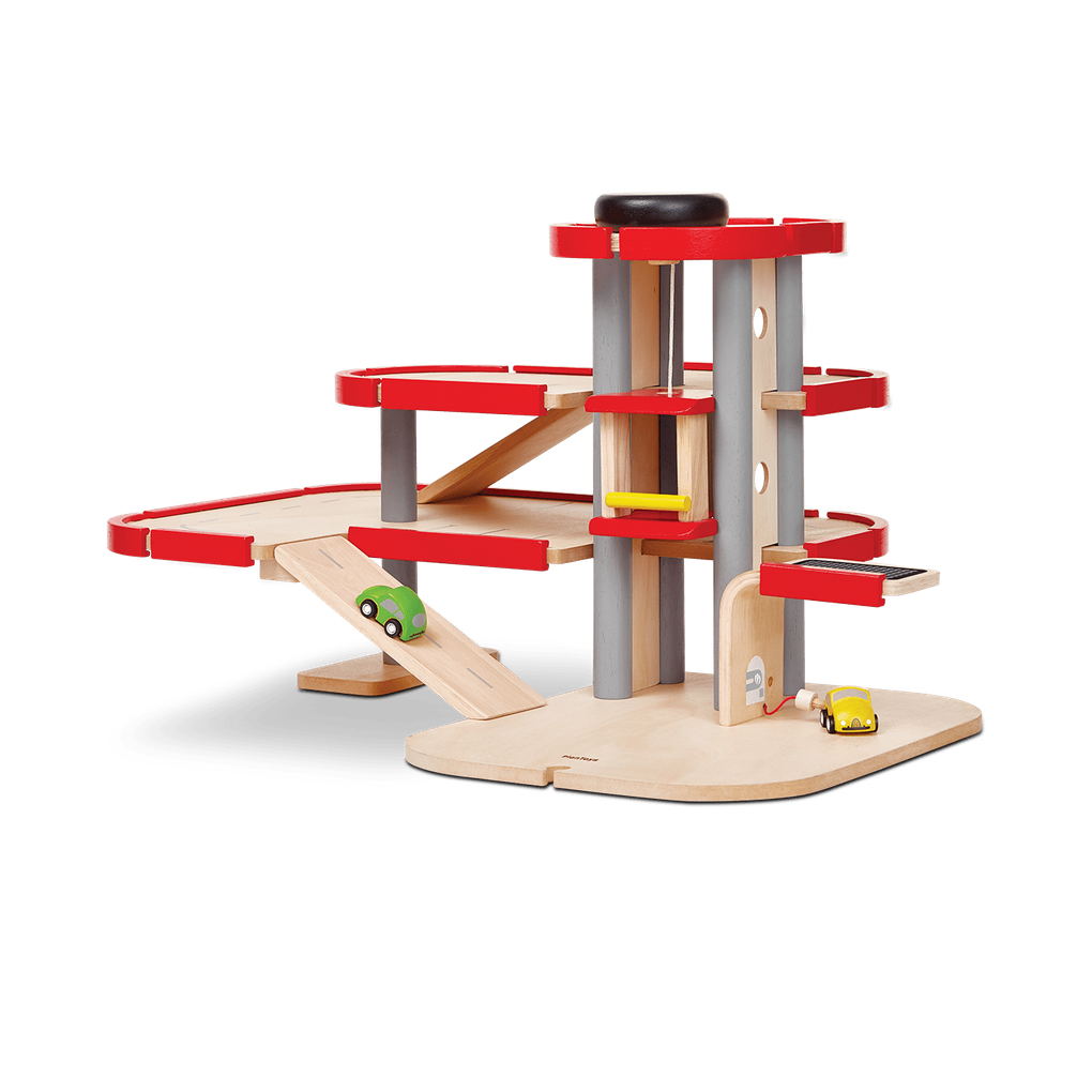 PlanToys Parking Garage wooden toy