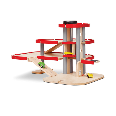 PlanToys Parking Garage wooden toy