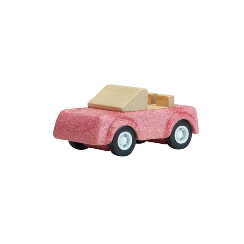 Roze sportwagen