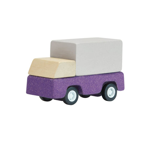 Camion de livraison violet