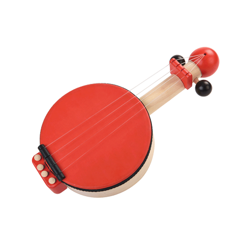 PlanToys red Banjo wooden toy