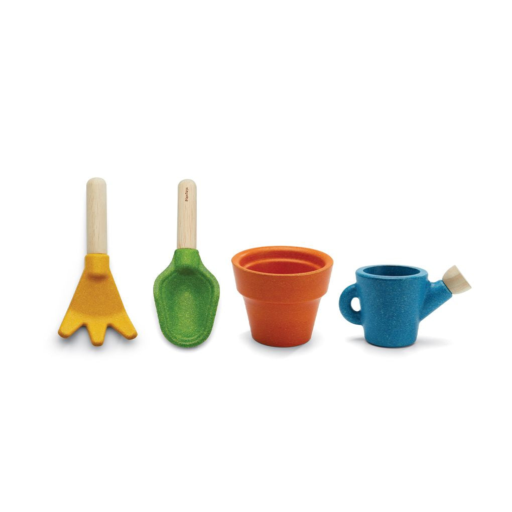 PlanToys Gardening Set wooden material