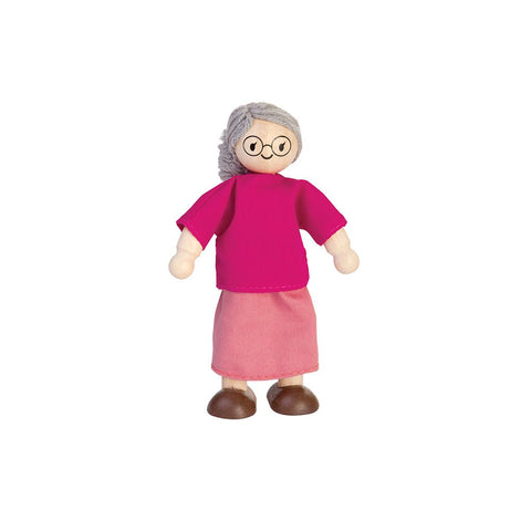 Grandmother Dollhouse Figure - Light Skin Tone