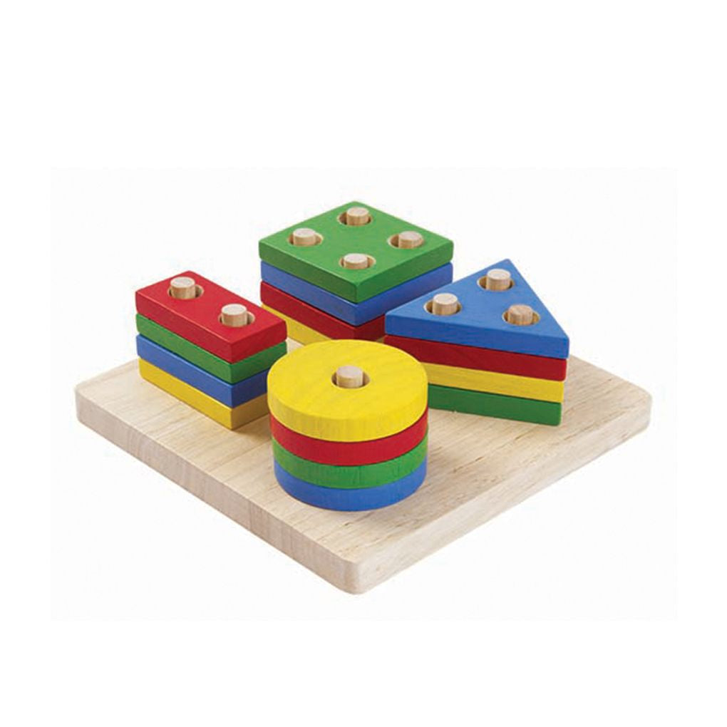 PlanToys Geometric Sorting Board wooden toy