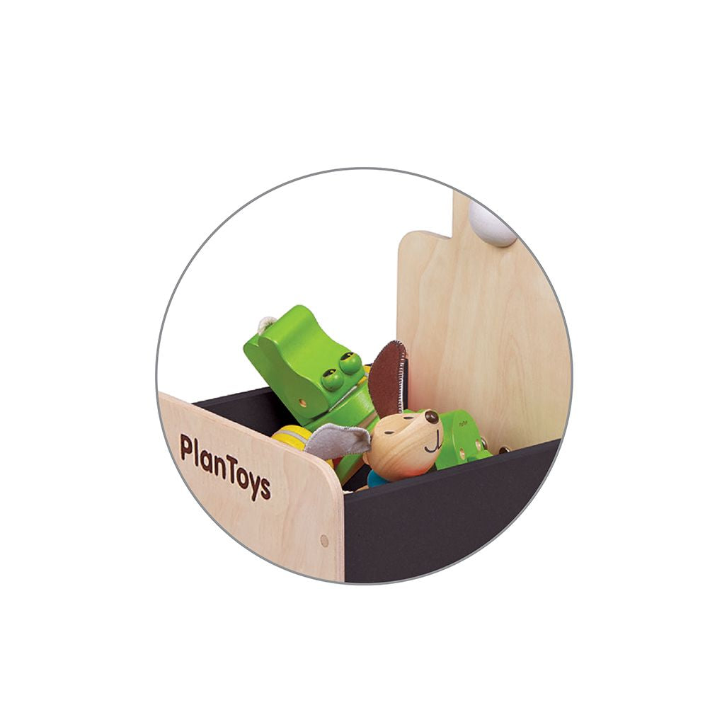 PlanToys Delivery Bike wooden toy