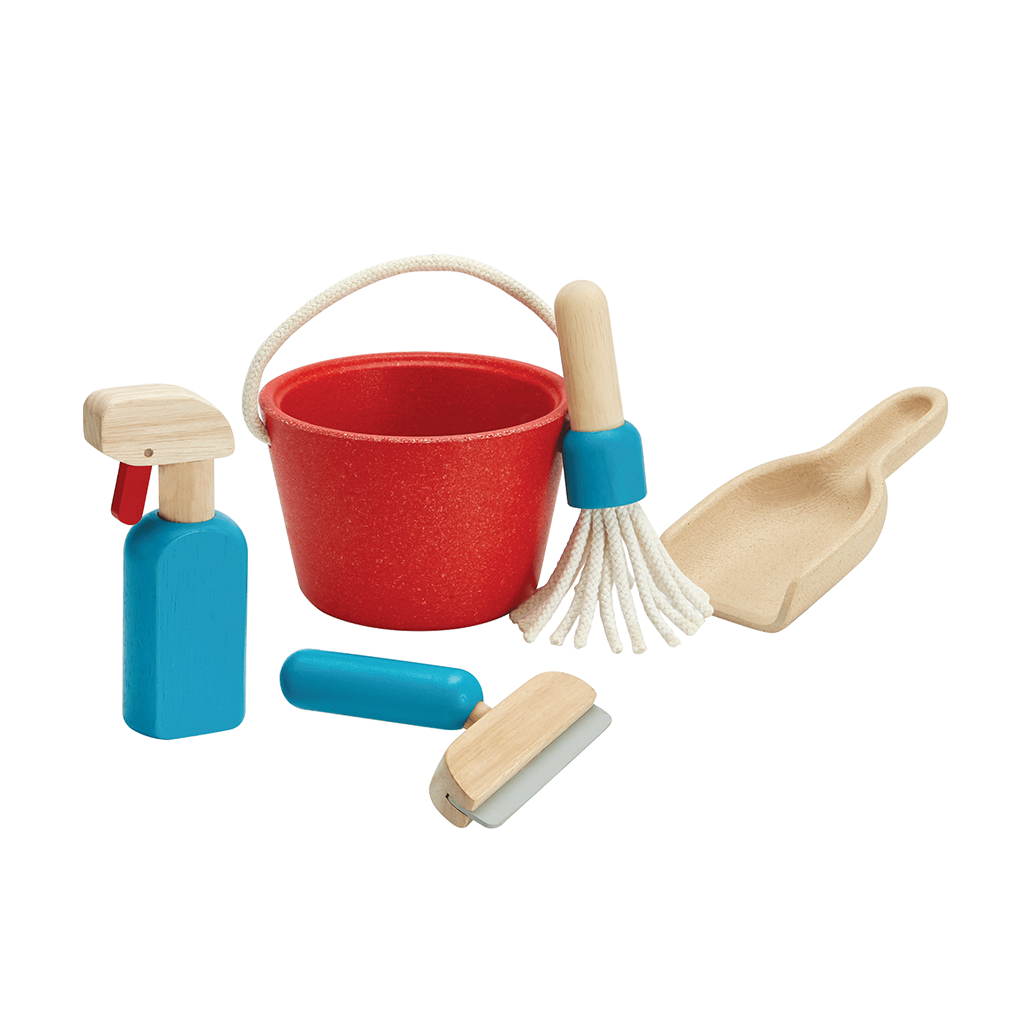 PlanToys Cleaning Set wooden toy