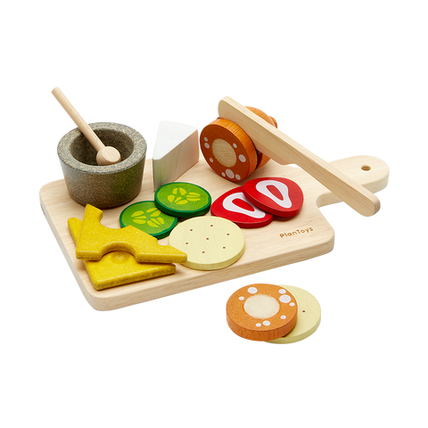 PlanToys Cheese & Charcuterie Board wooden toy