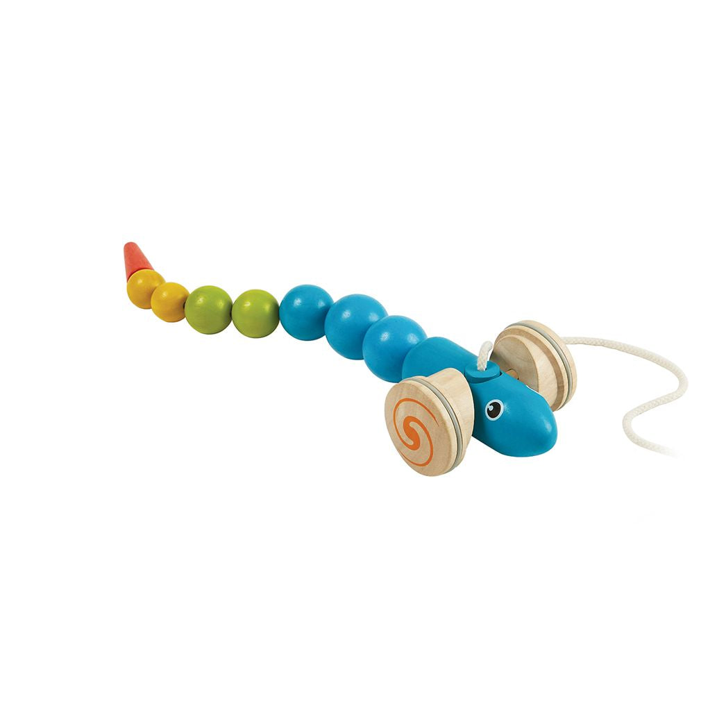 PlanToys Pull Along Snake wooden toy