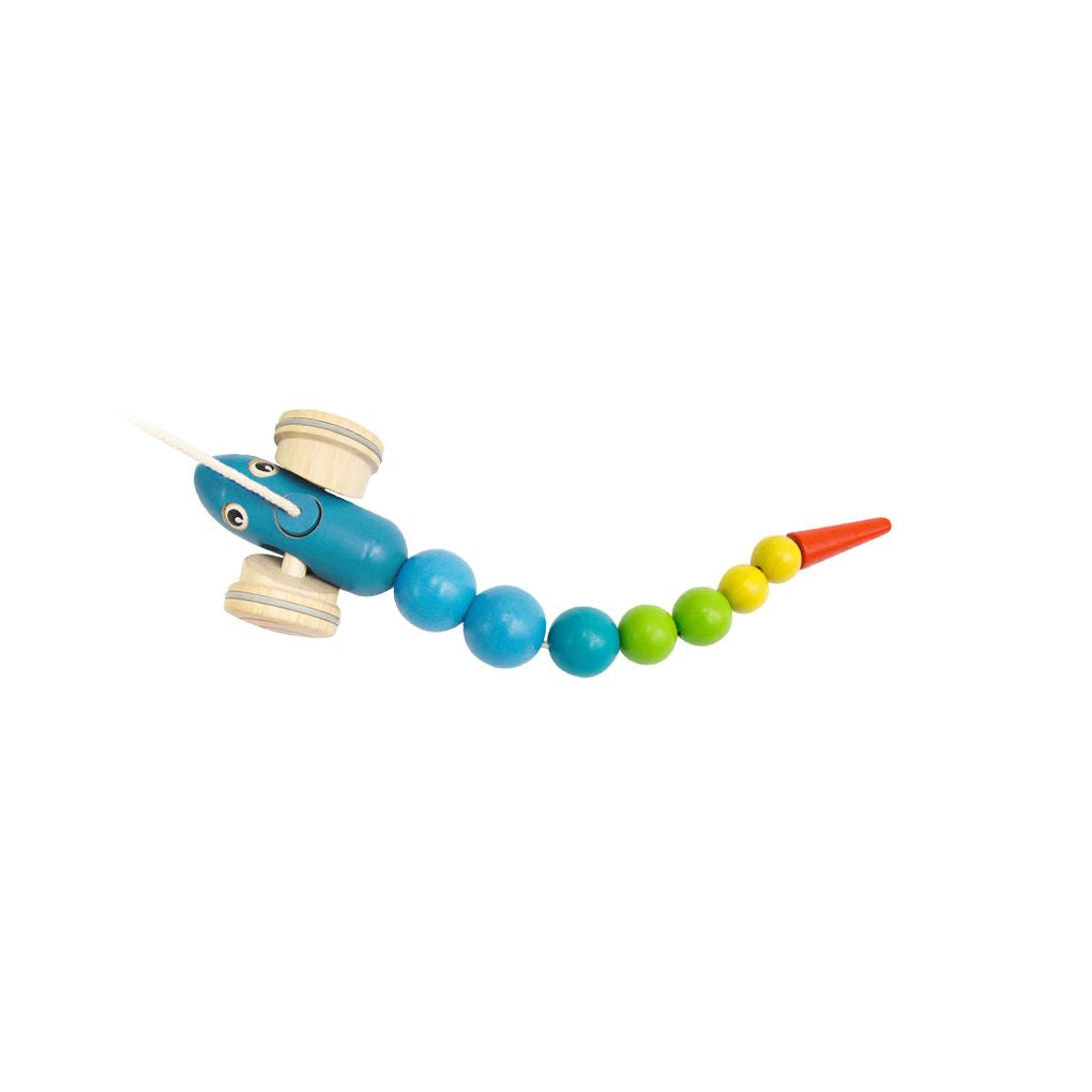 PlanToys Pull Along Snake wooden toy