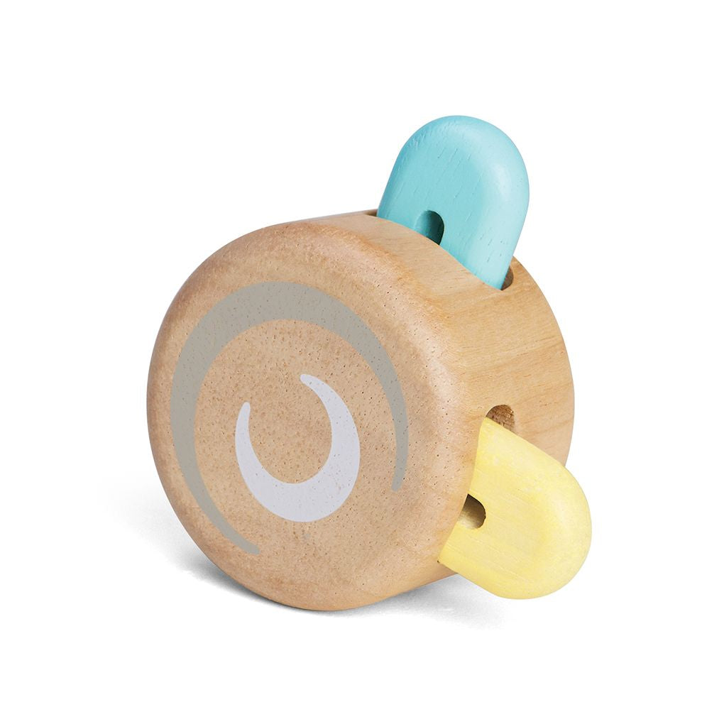 PlanToys pastel Peek-A-Boo Roller wooden toy