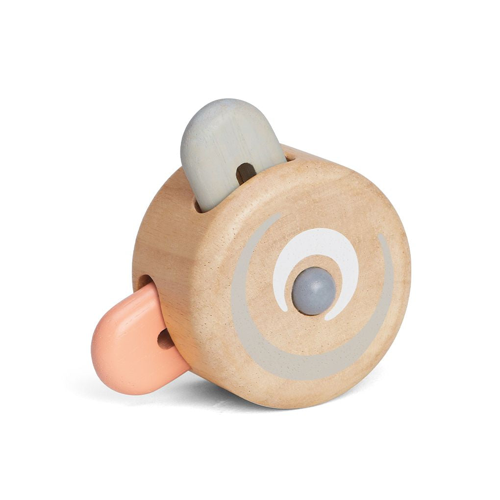 PlanToys pastel Peek-A-Boo Roller wooden toy