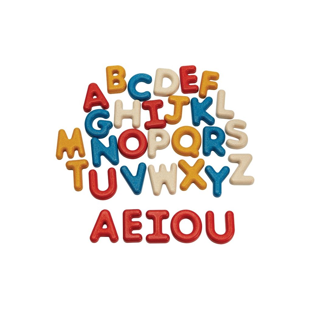 PlanToys Upper Case Alphabet wooden toy