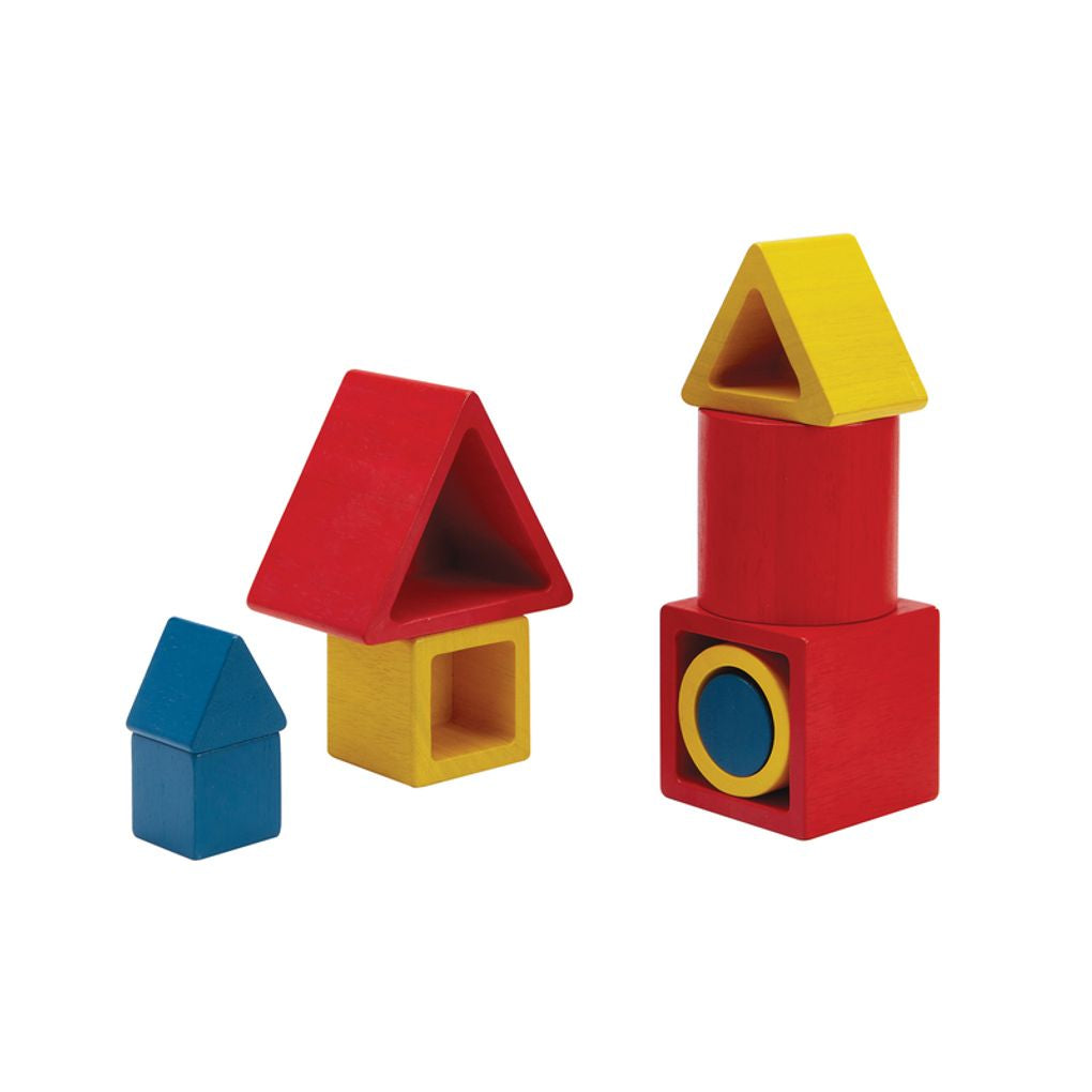 PlanToys Nesting Puzzle - Unit Plus wooden toy