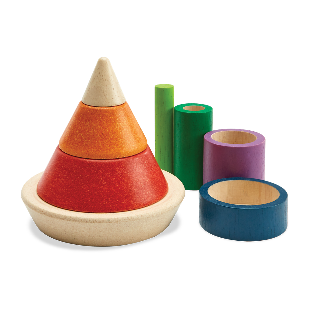 PlanToys Cone Sorting - Unit Plus wooden toy