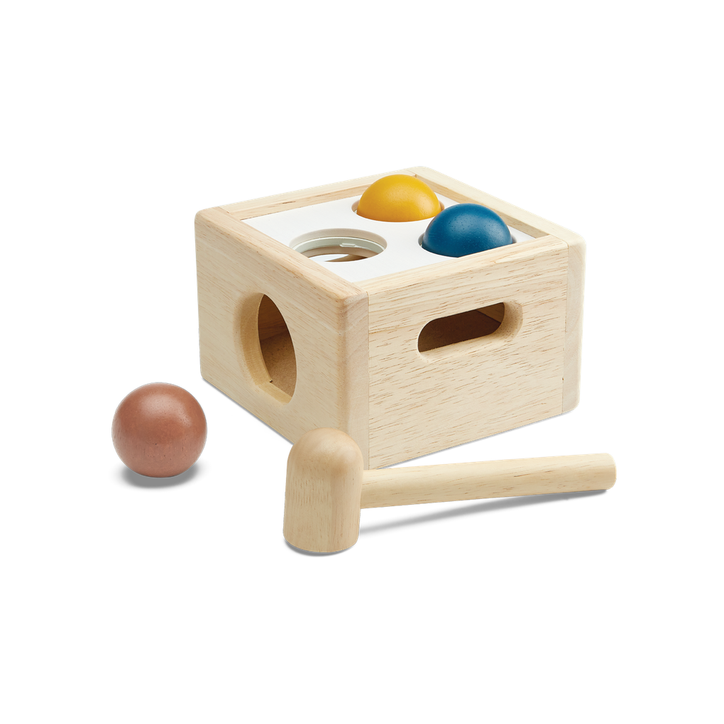 PlanToys orchard Punch & Drop wooden toy