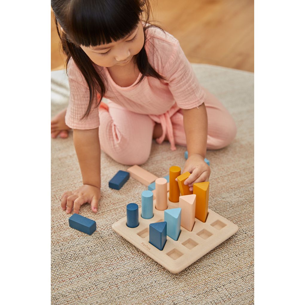 Geometric Peg Board - Orchard Collection – PlanToys Europe