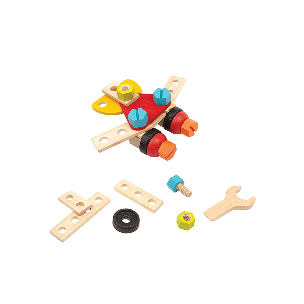 Plan Toys - Plan Toys - Jeu de construction en bois - circuit