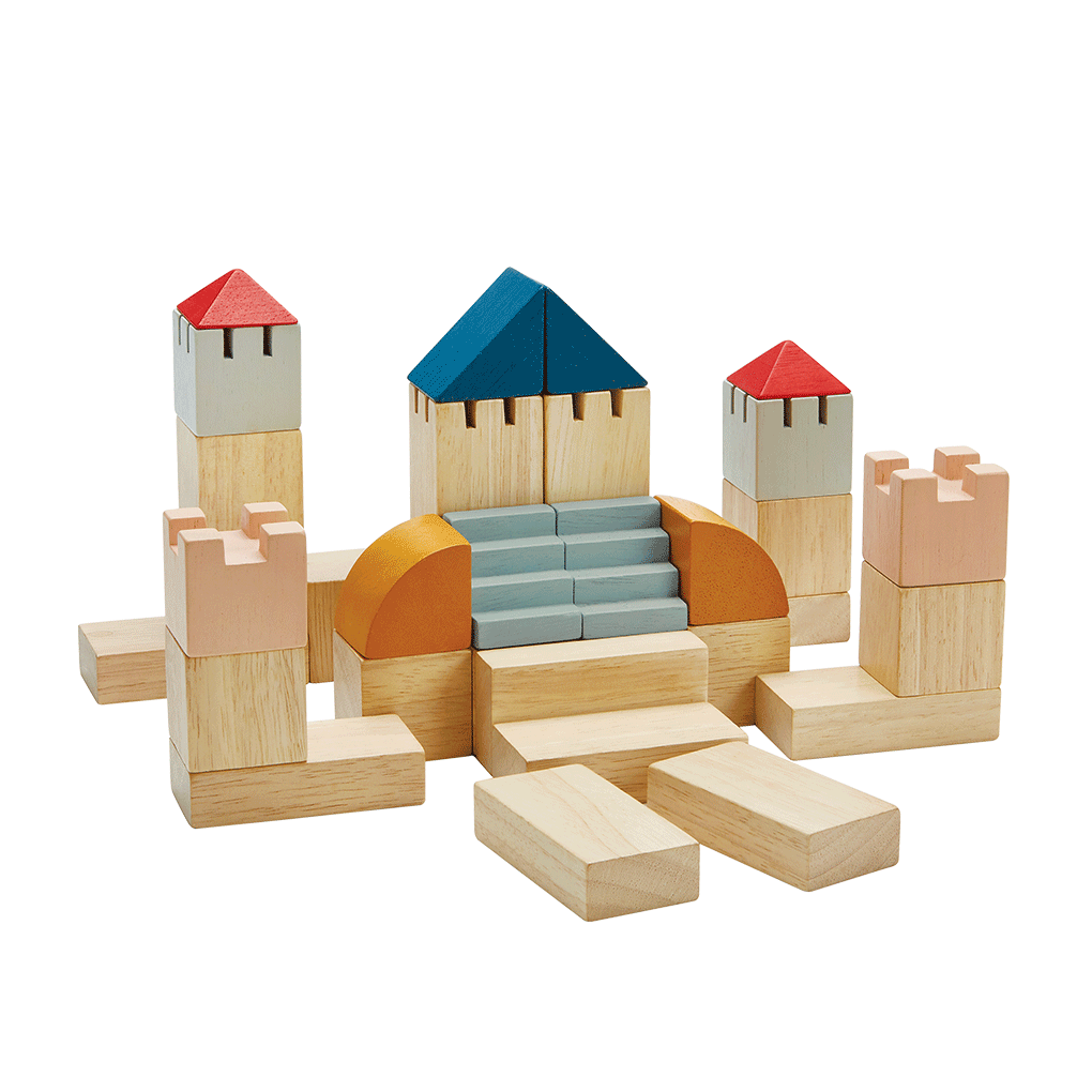 PlanToys orchard Creative Blocks wooden toy