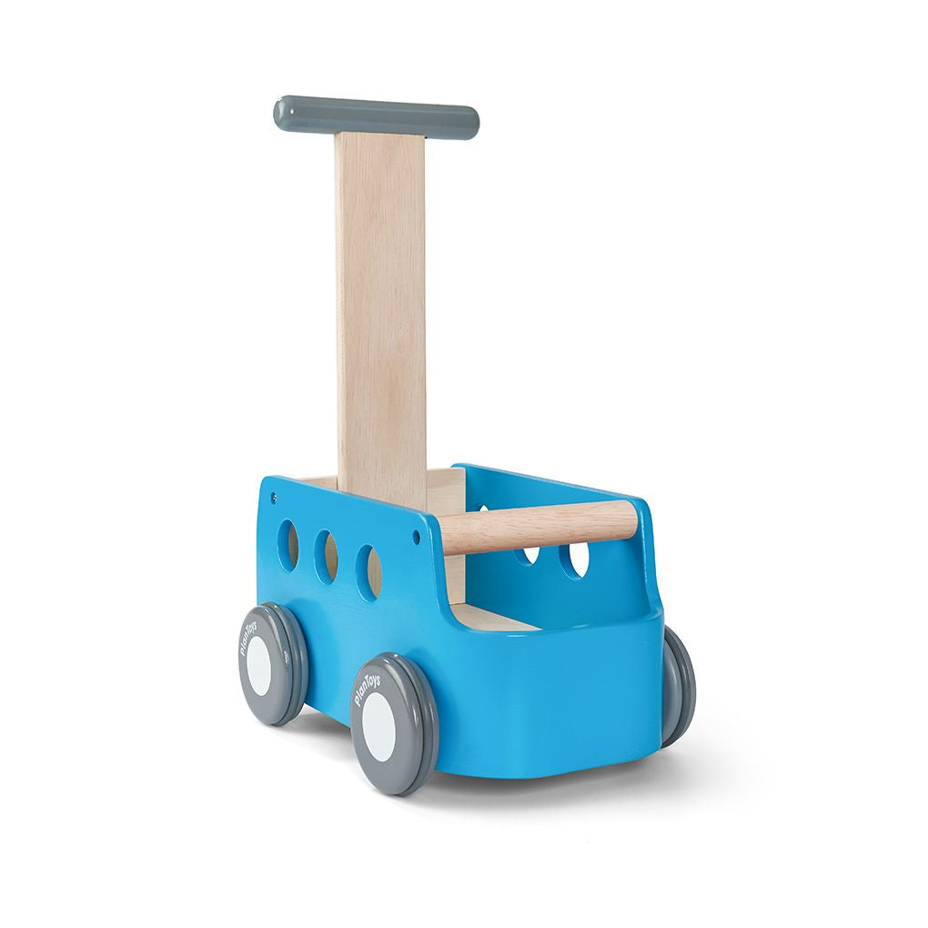 PlanToys blue Van Walker wooden toy