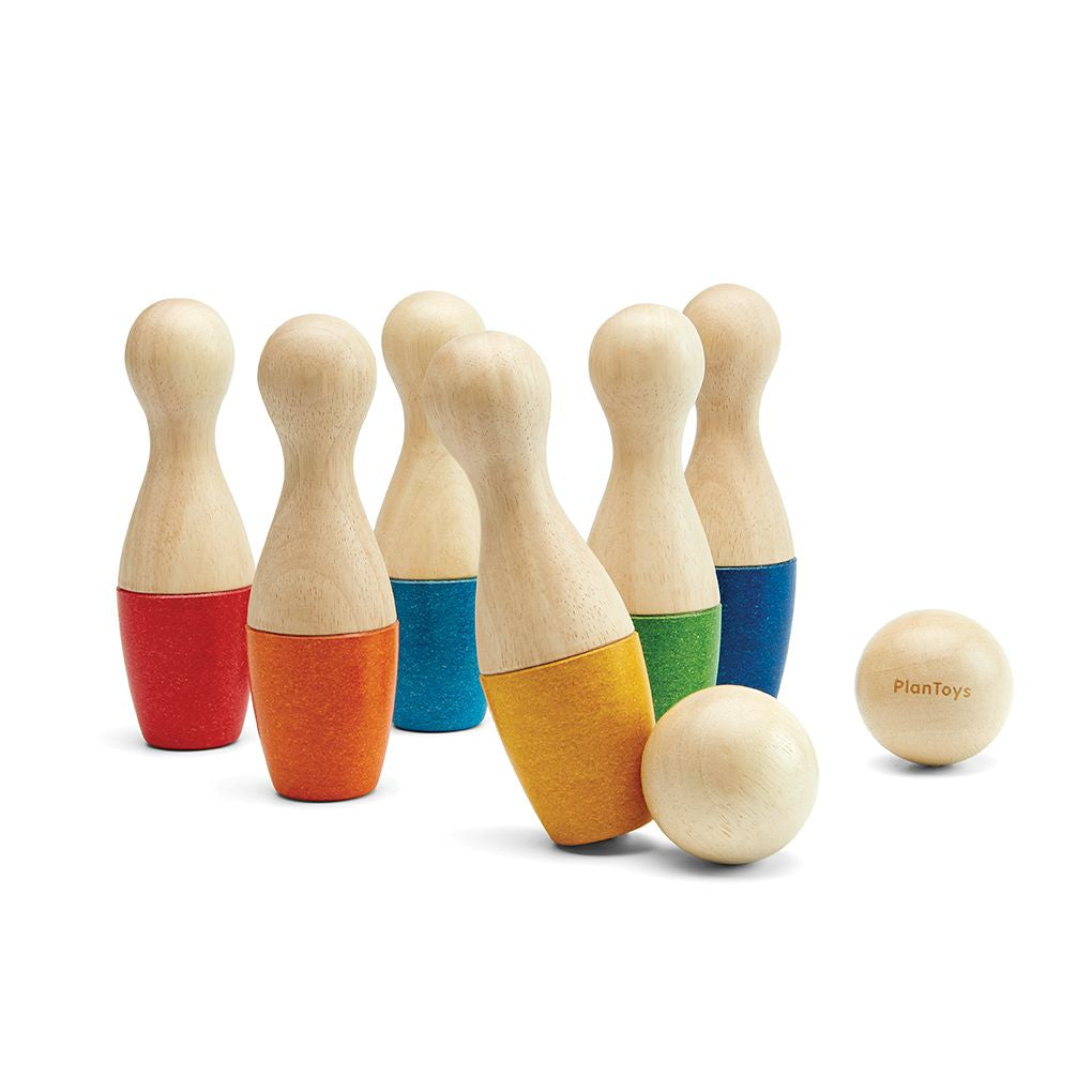 PlanToys Bowling Set wooden toy